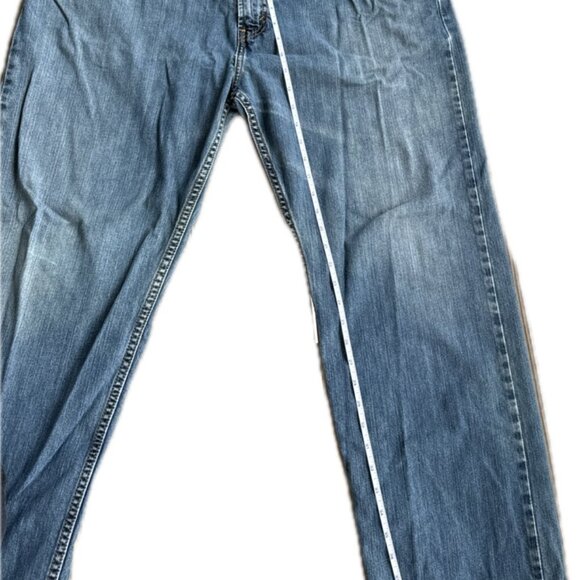 Levi’s 559 Relaxed Straight Jeans Medium Wash Blue Men’s Size 38x32 FOR REPAIR - Picture 6 of 8
